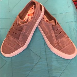 Blowfish Marley Grey Washed Canvas Shoes